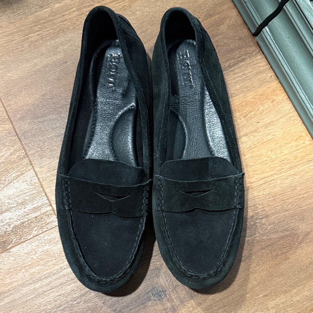 Black Suede Women’s Loafers